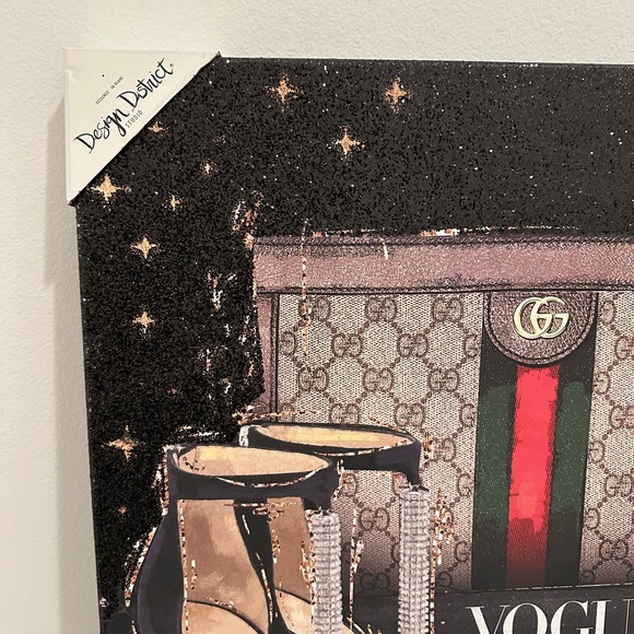 🆕 Design DistrictGucci Purse / Chanel Wall Art Canvas!